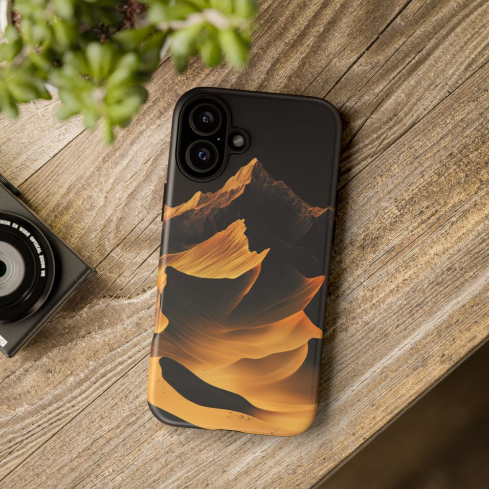 Gouden Gradient Berglandschap