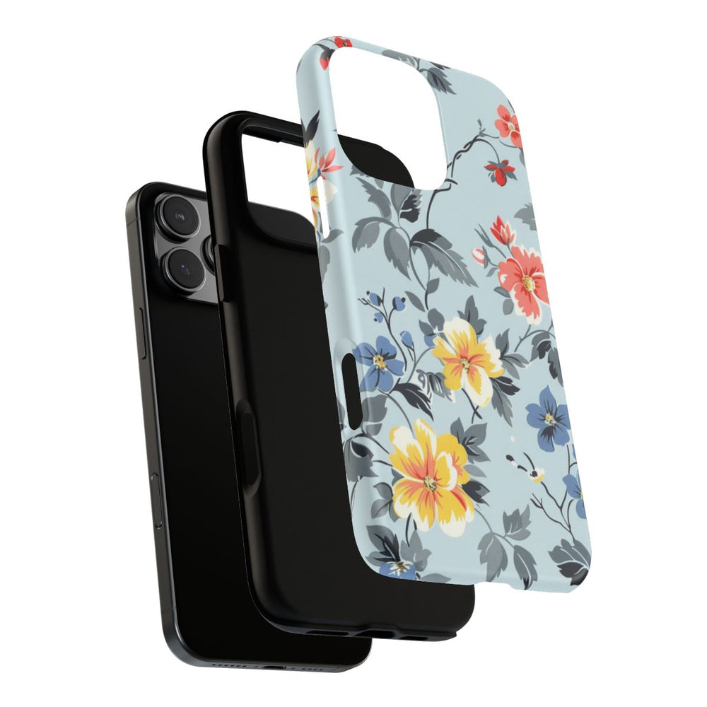 Vintage Bloemenpatroon in Pasteltinten