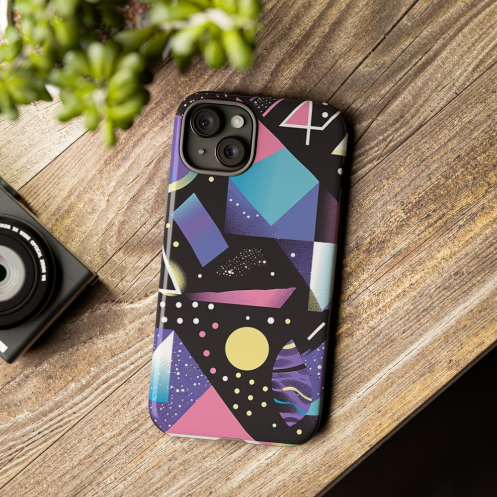 Geometrisch Vaporwave Abstract Patroon