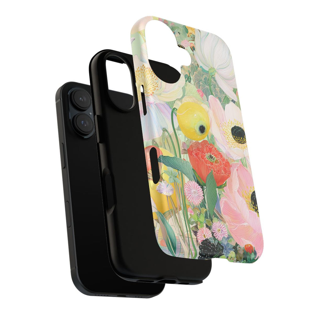 Lichte Pastelbloemen met Vogels