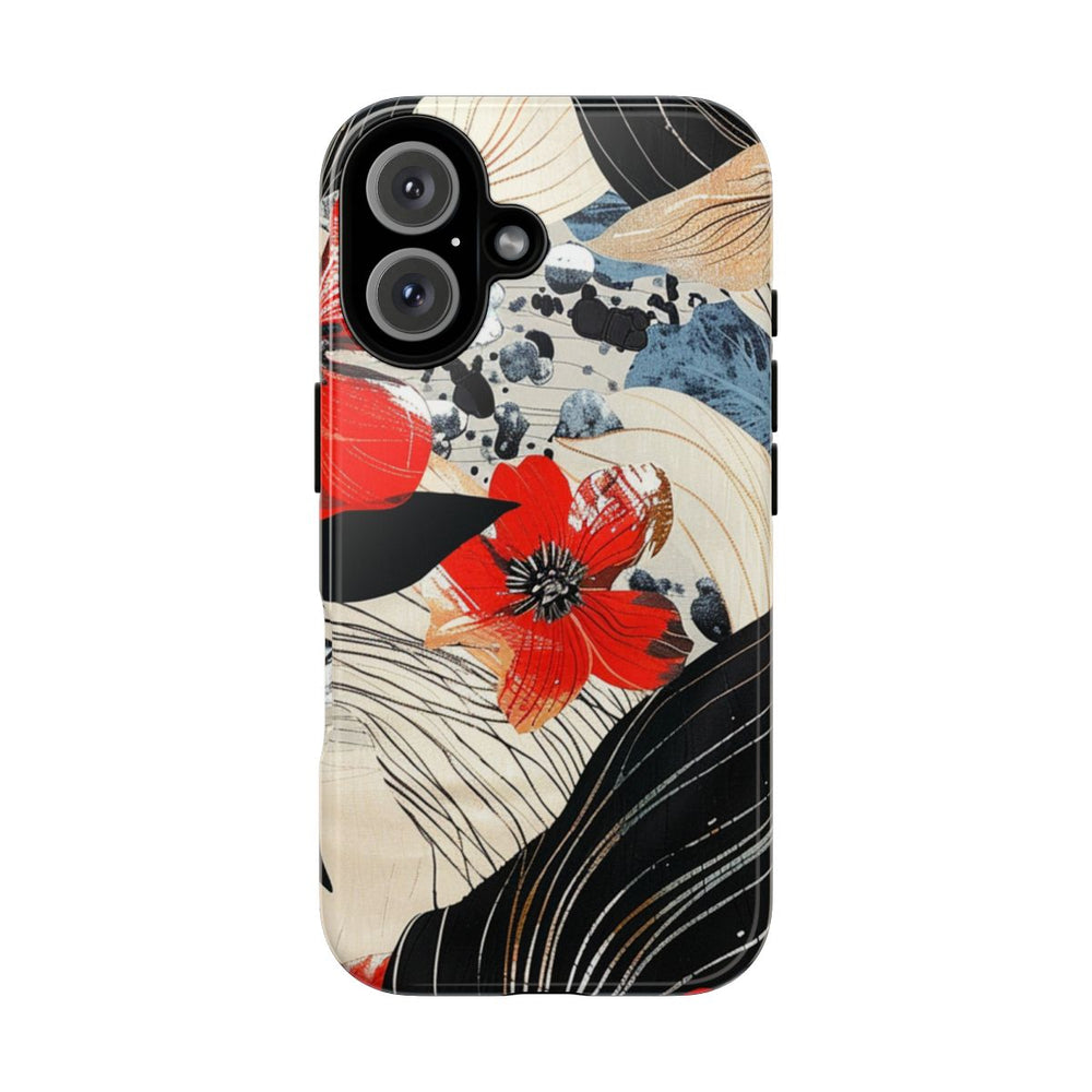 Rood Bloemen Abstract Patroon