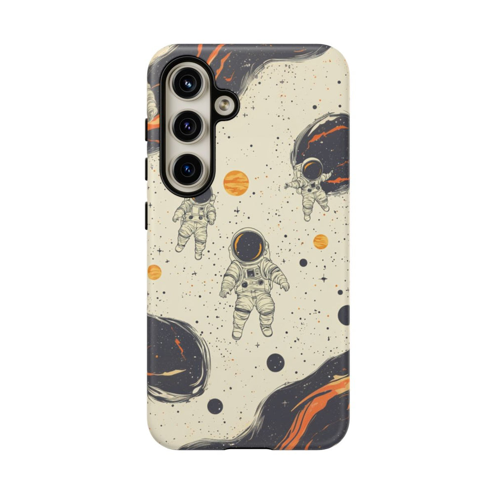 Astronauten en Kosmische Elementen Patroon