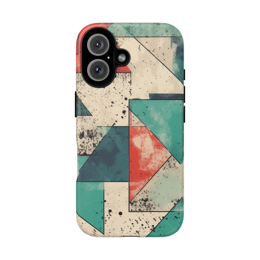 Abstract Geometrisch Patroon in Gedempte Kleuren