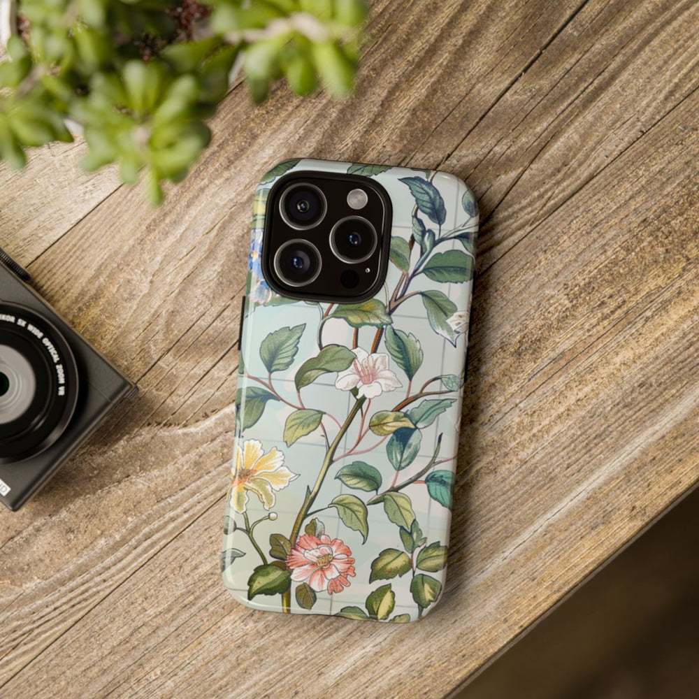 Vintage Bloemenpatroon met Vlinders