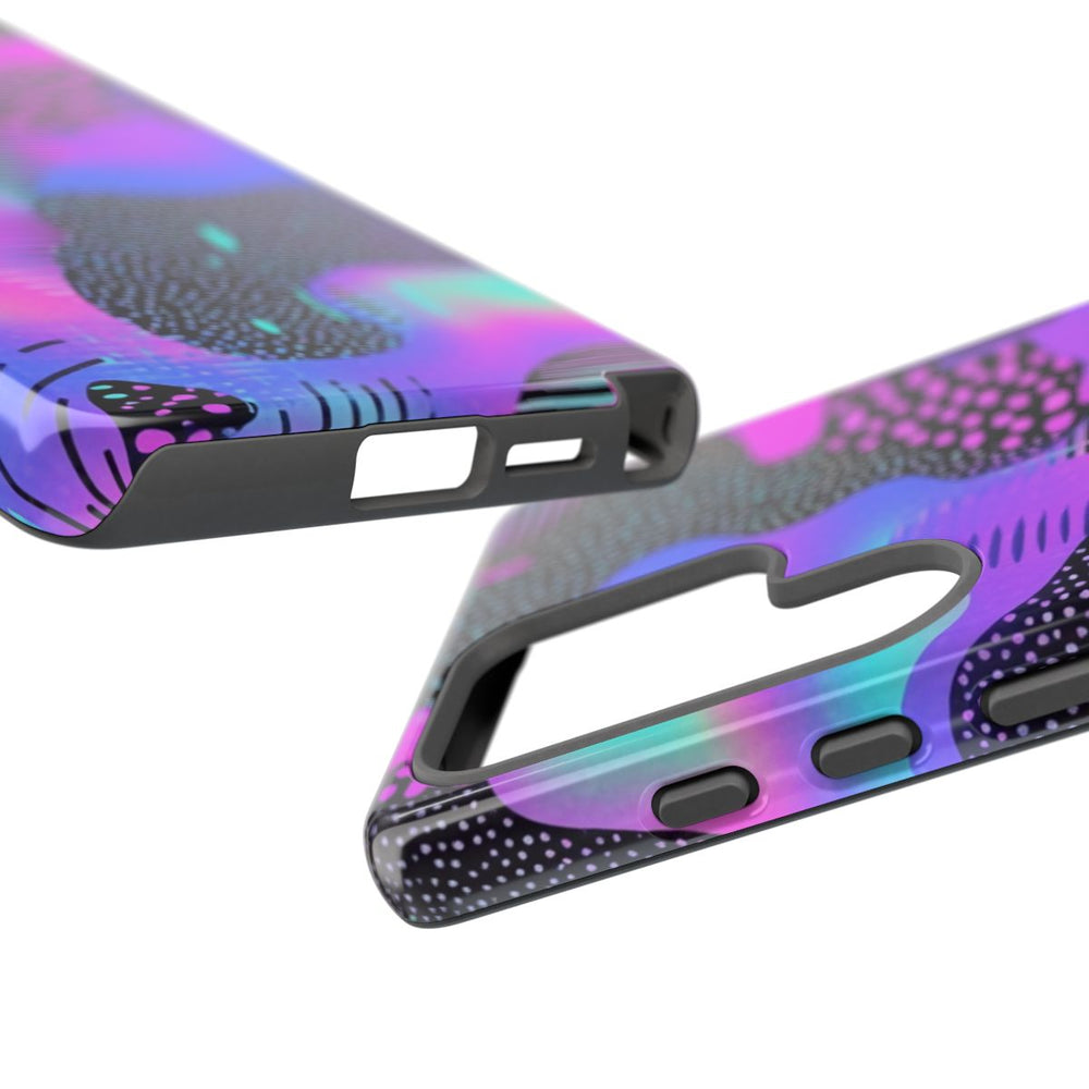 Abstract Neon Vaporwave Patroon