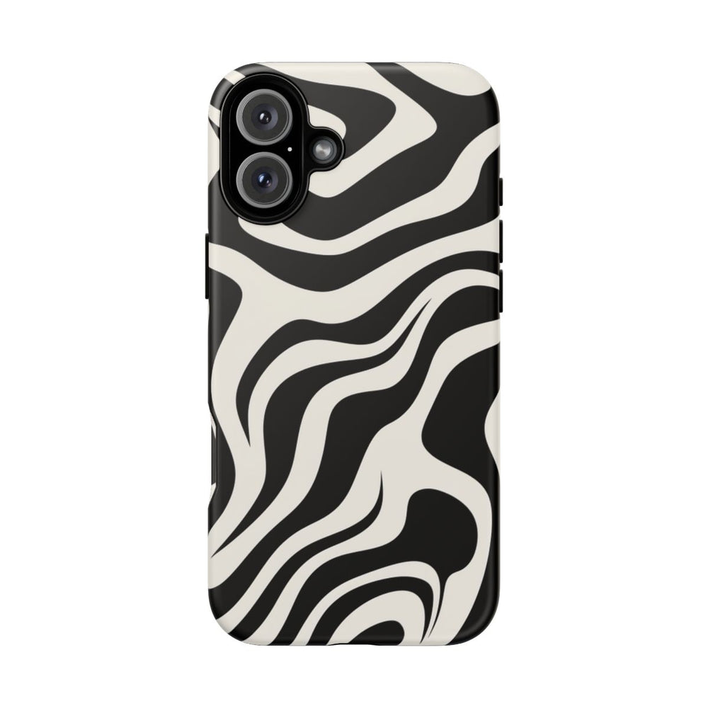 Zwart-Wit Abstract Zebra-Patroon