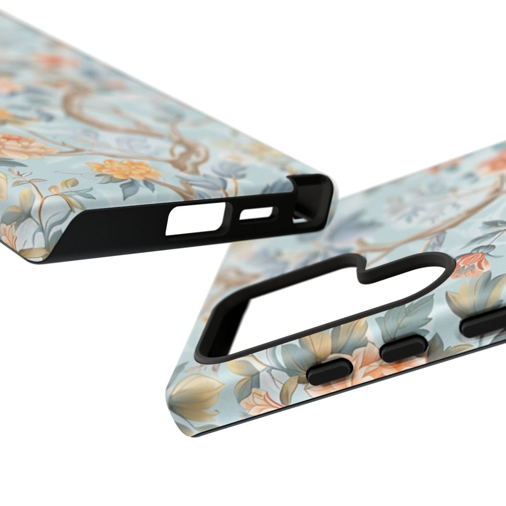 Pastel Chinoiserie Bloemenpatroon