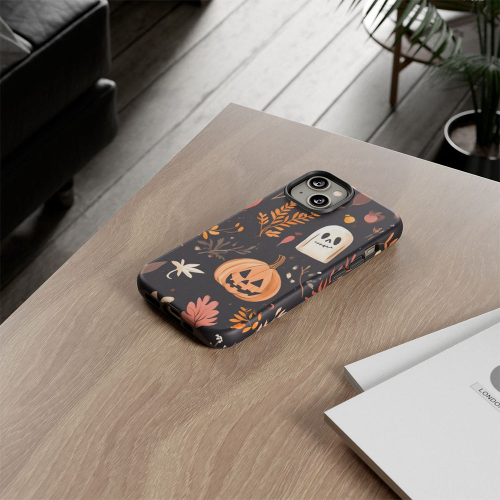 Halloween Pompoen- en Spookmotief