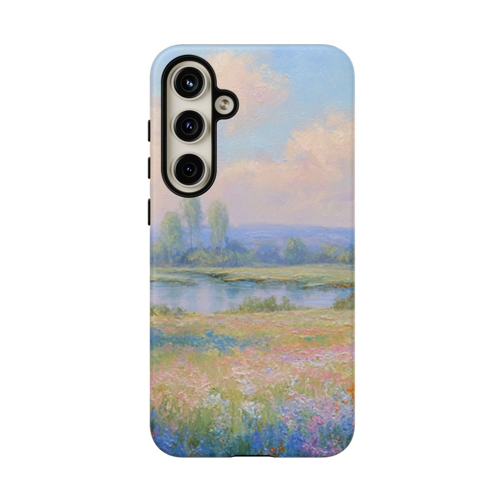 Lentelandschap met Bloeiende Kersenbloesems