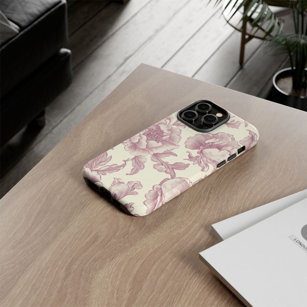 Elegante Victoriaanse Bloemenprint