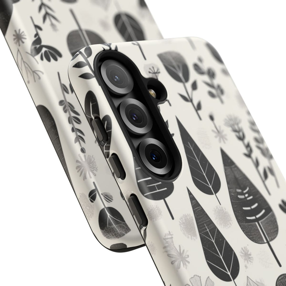 Monochroom Botanisch Patroon