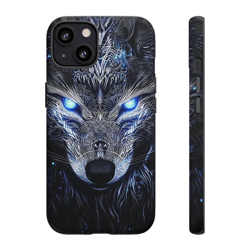 Majestueuze Wolf met Gloeiende Ogen