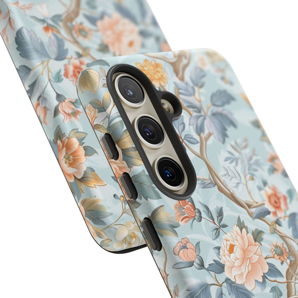 Pastel Chinoiserie Bloemenpatroon