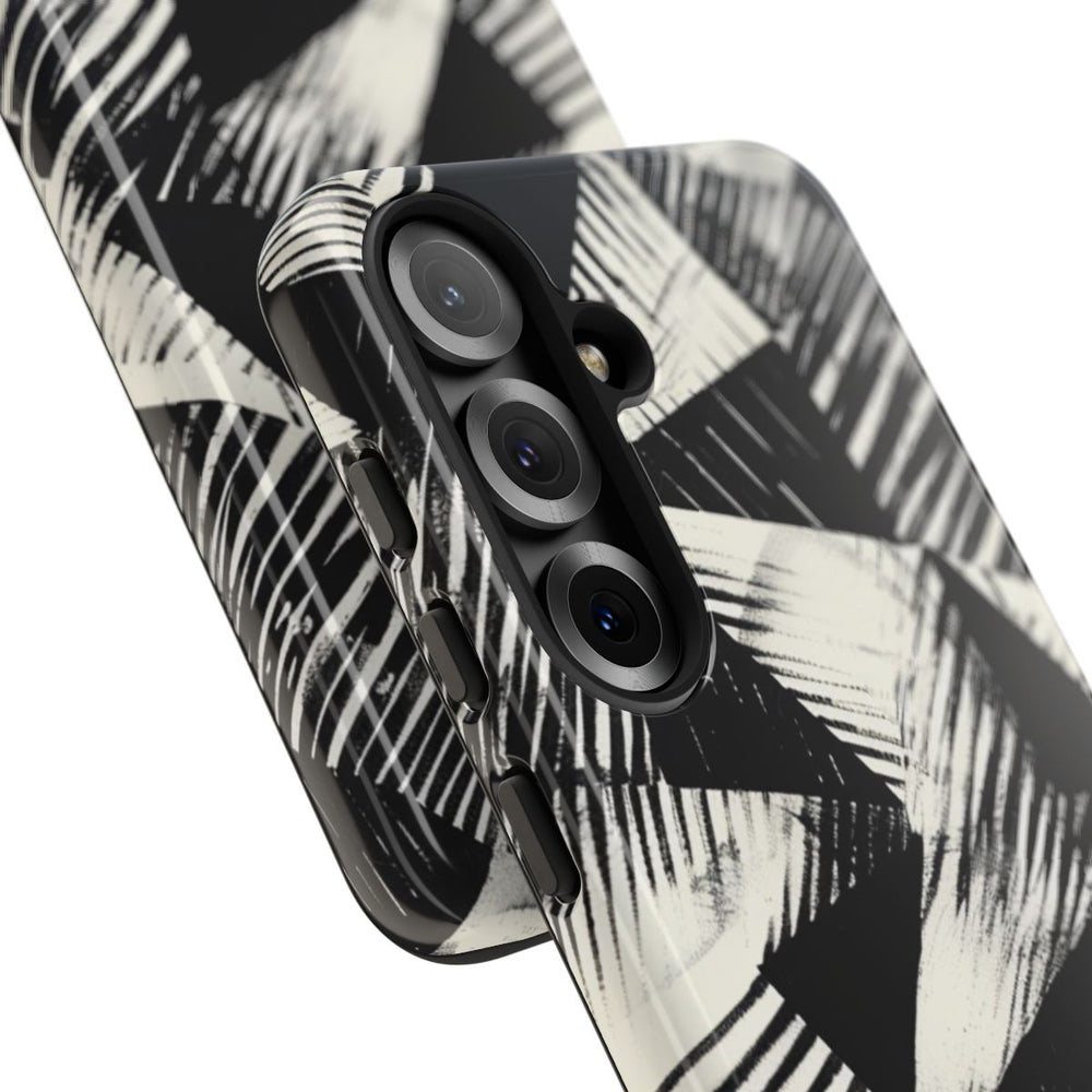 Zwart-Wit Geometrisch Patroon
