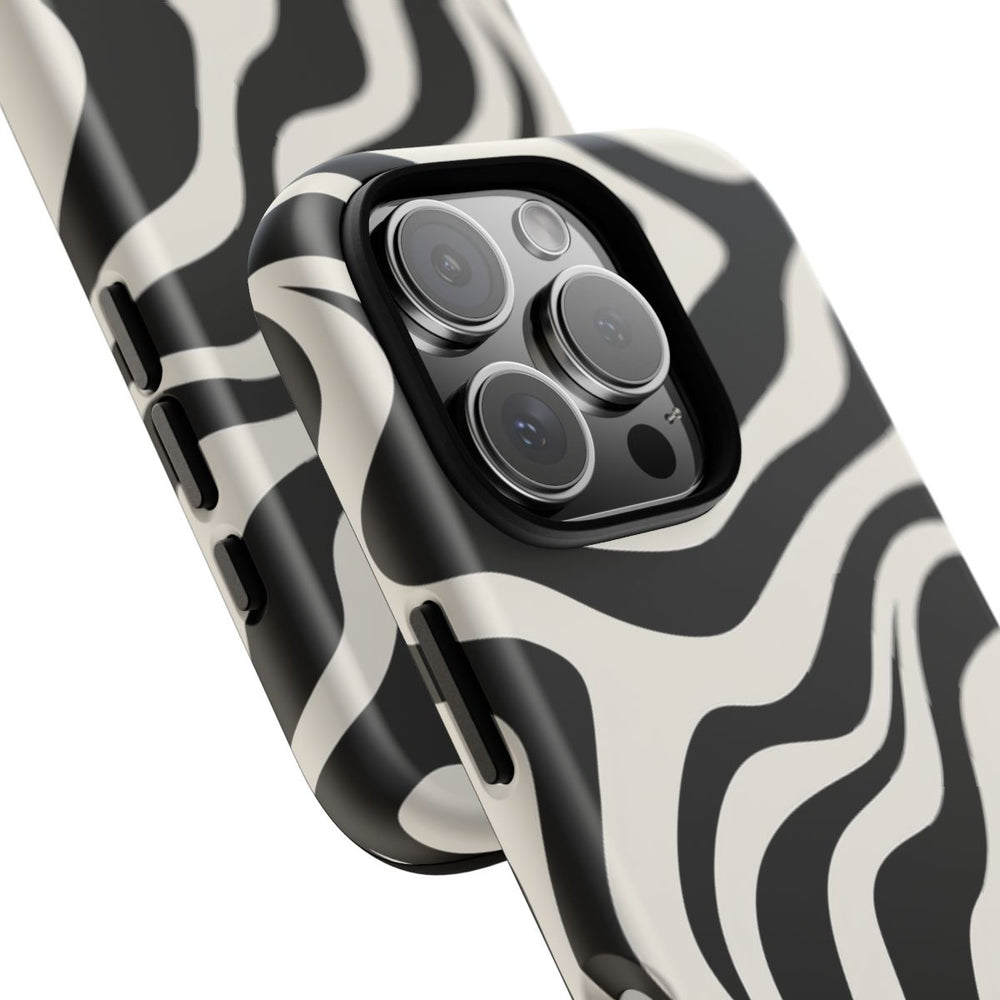 Zwart-Wit Abstract Zebra-Patroon