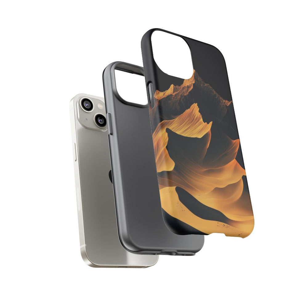 Gouden Gradient Bergenlandschap