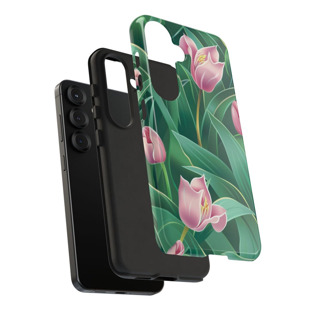 Roze Tulp Bloemenpatroon