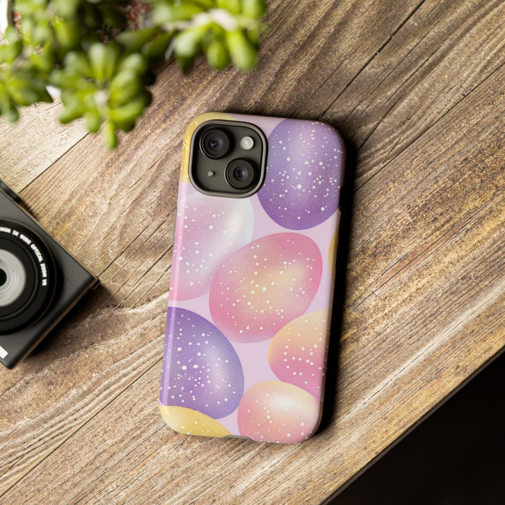 Pastelkleurige Glitter Paaseieren Patroon