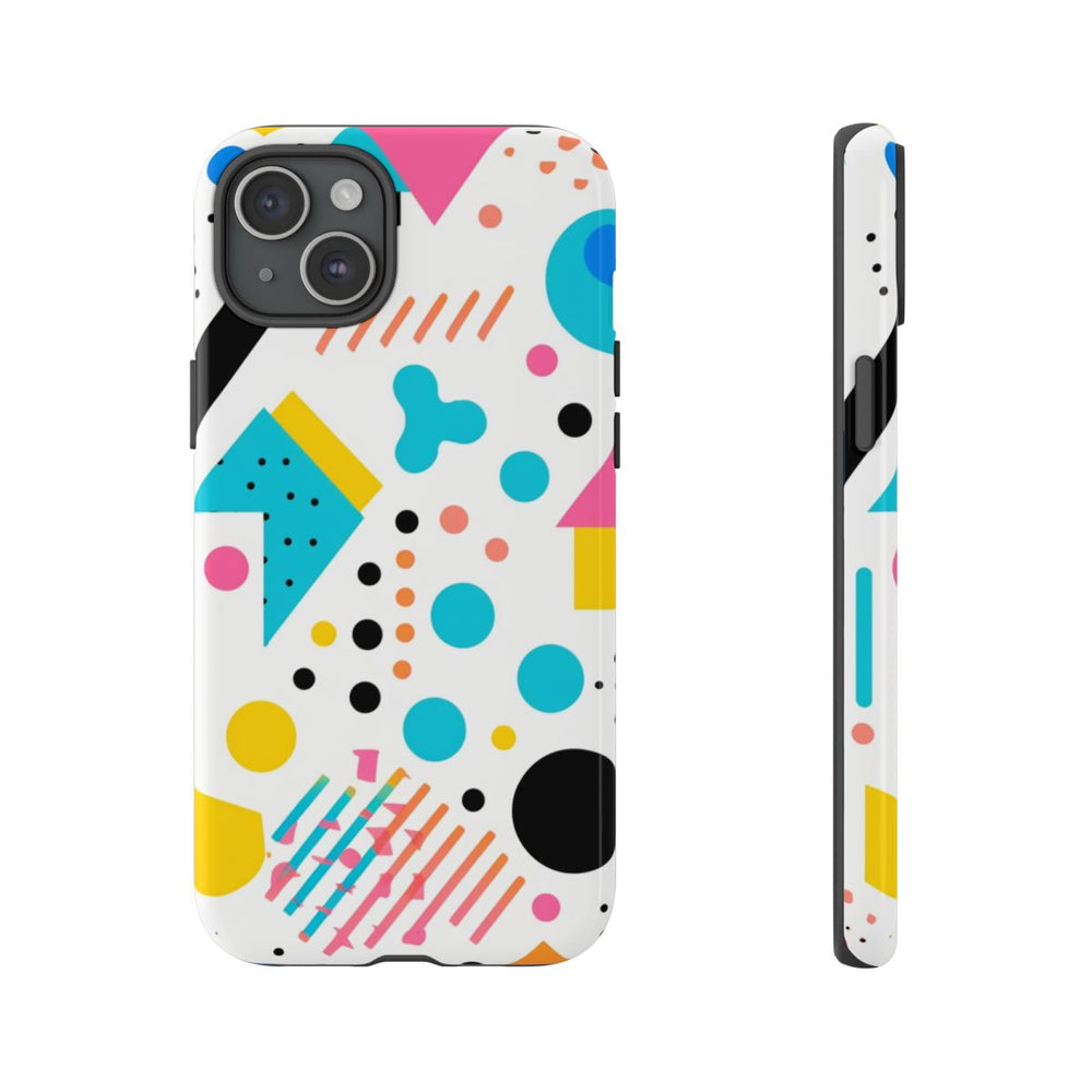 Kleurrijk Memphis Stijl Geometrisch Patroon