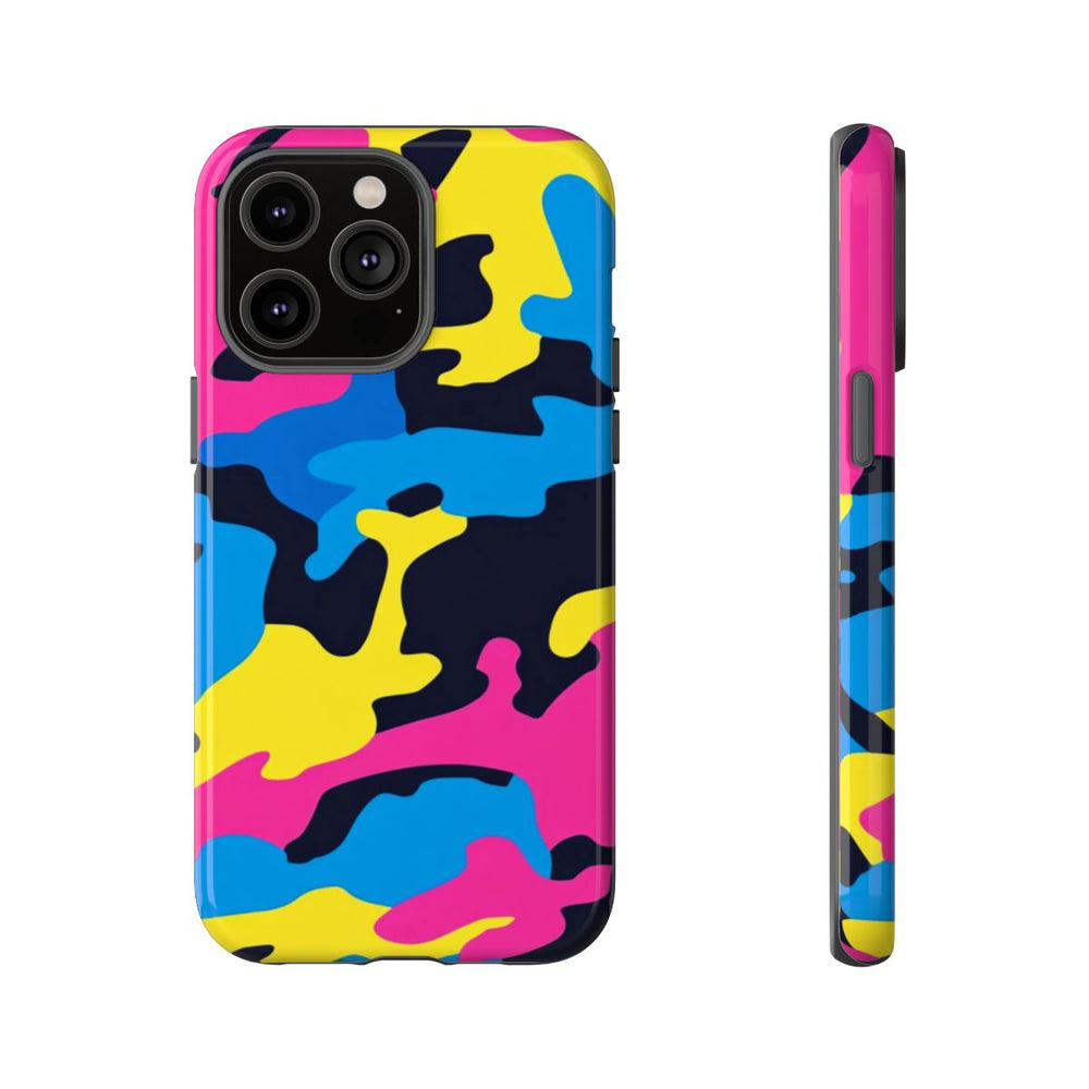Neon Kleurrijk Camouflagepatroon