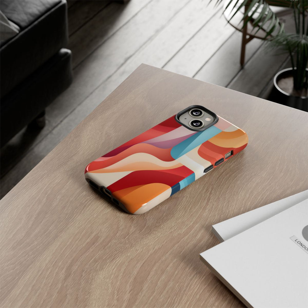 Abstracte Kleurrijke Gebogen Vormen