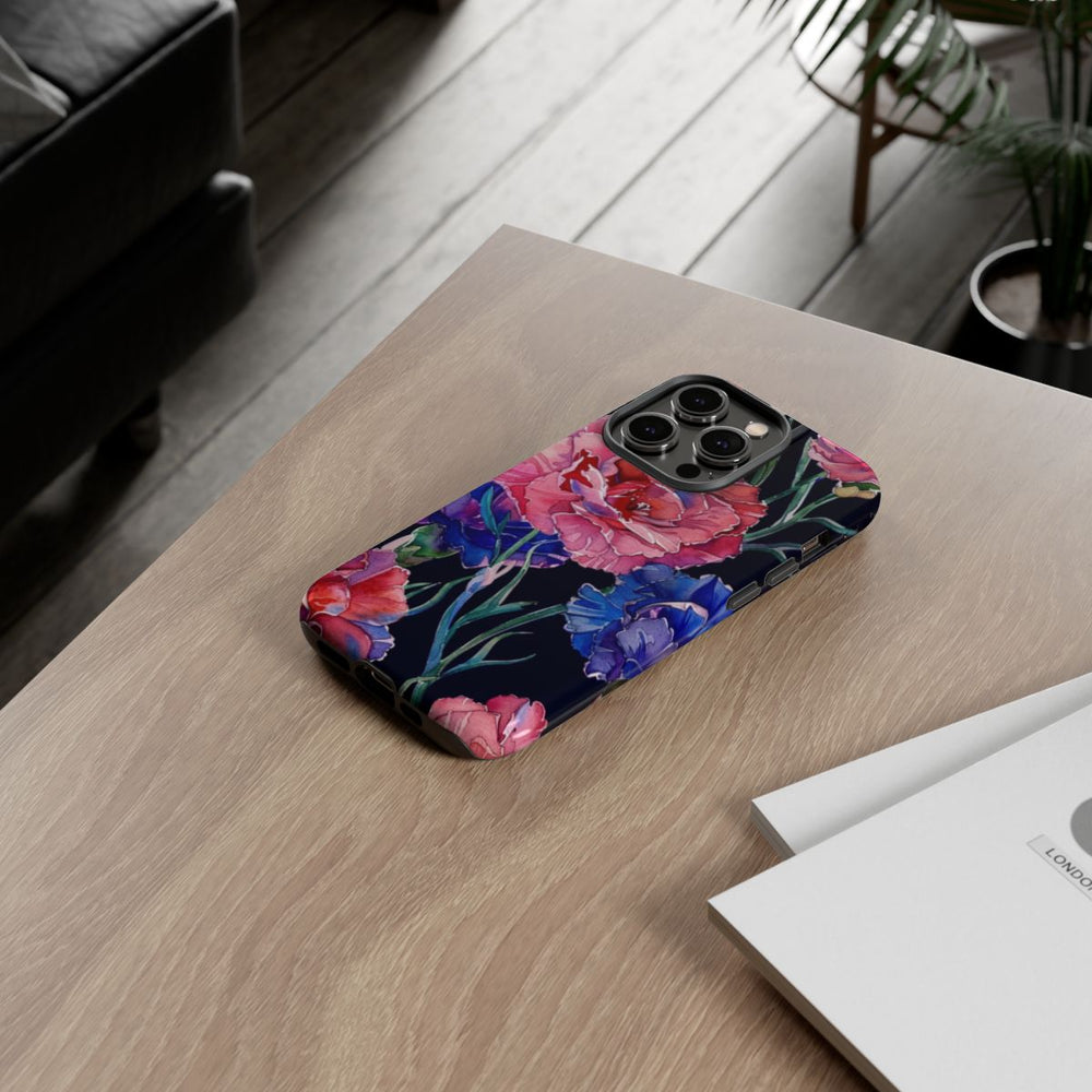 Aquarel Anjers Bloemenpatroon