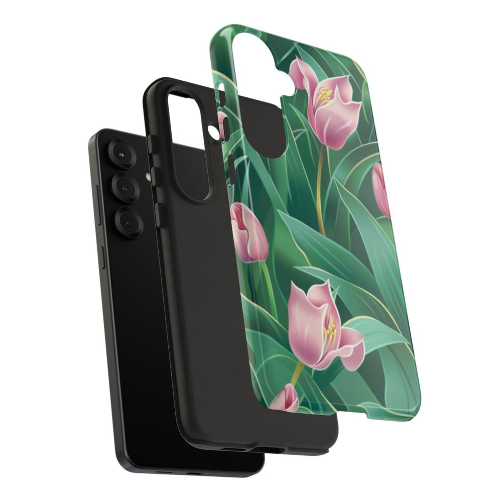 Roze Tulp Bloemenpatroon