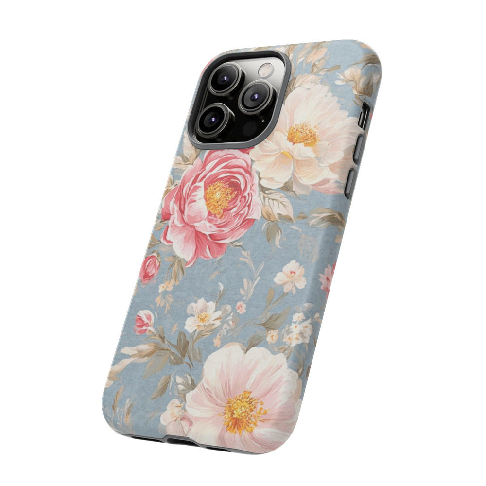 Romantisch Roze-Wit Bloemenpatroon