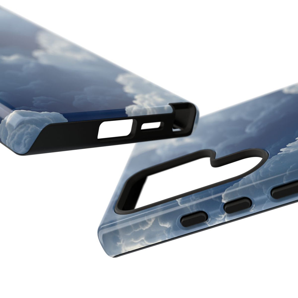 3D Blauw Wolkenpatroon