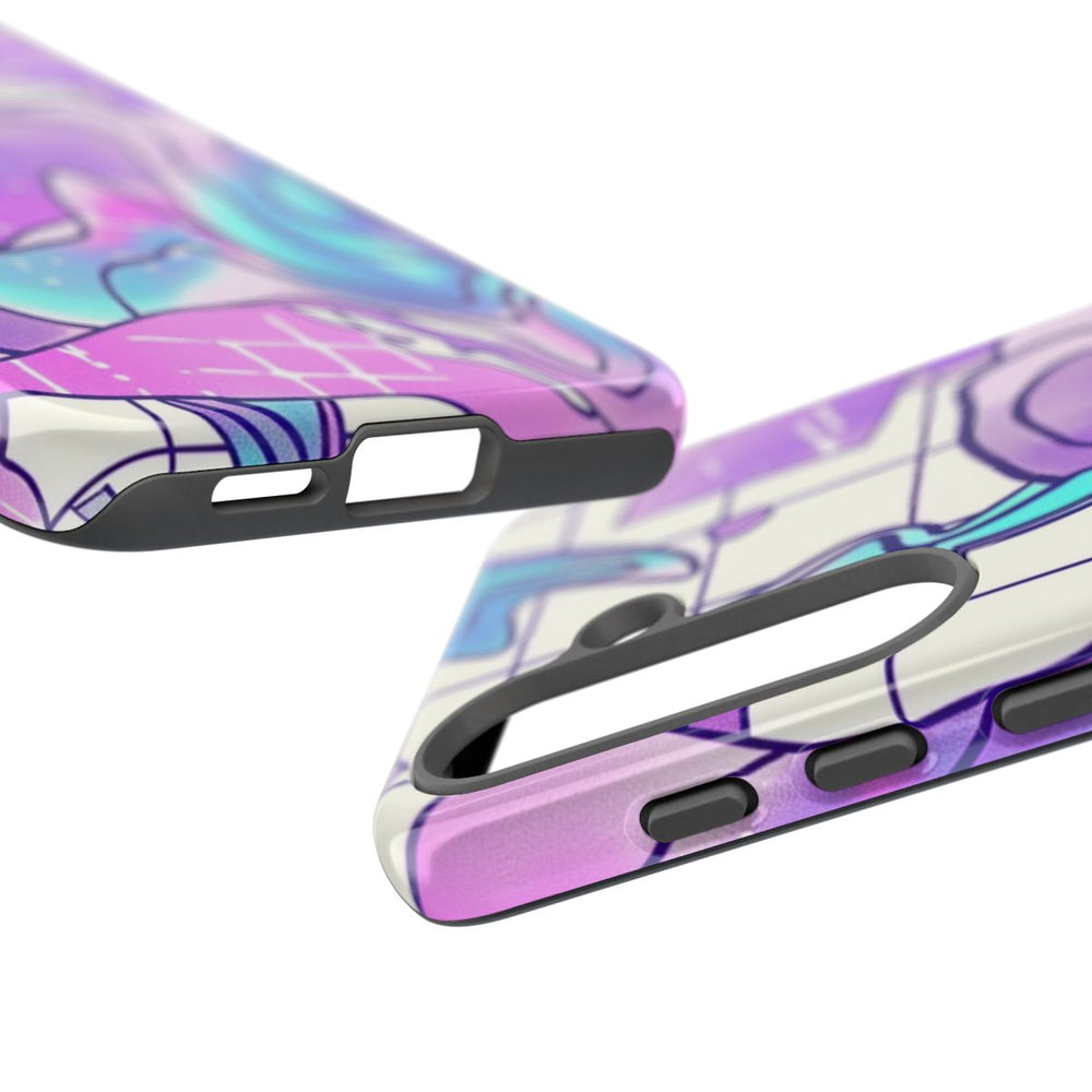 Abstract Kristal Vaporwave Patroon