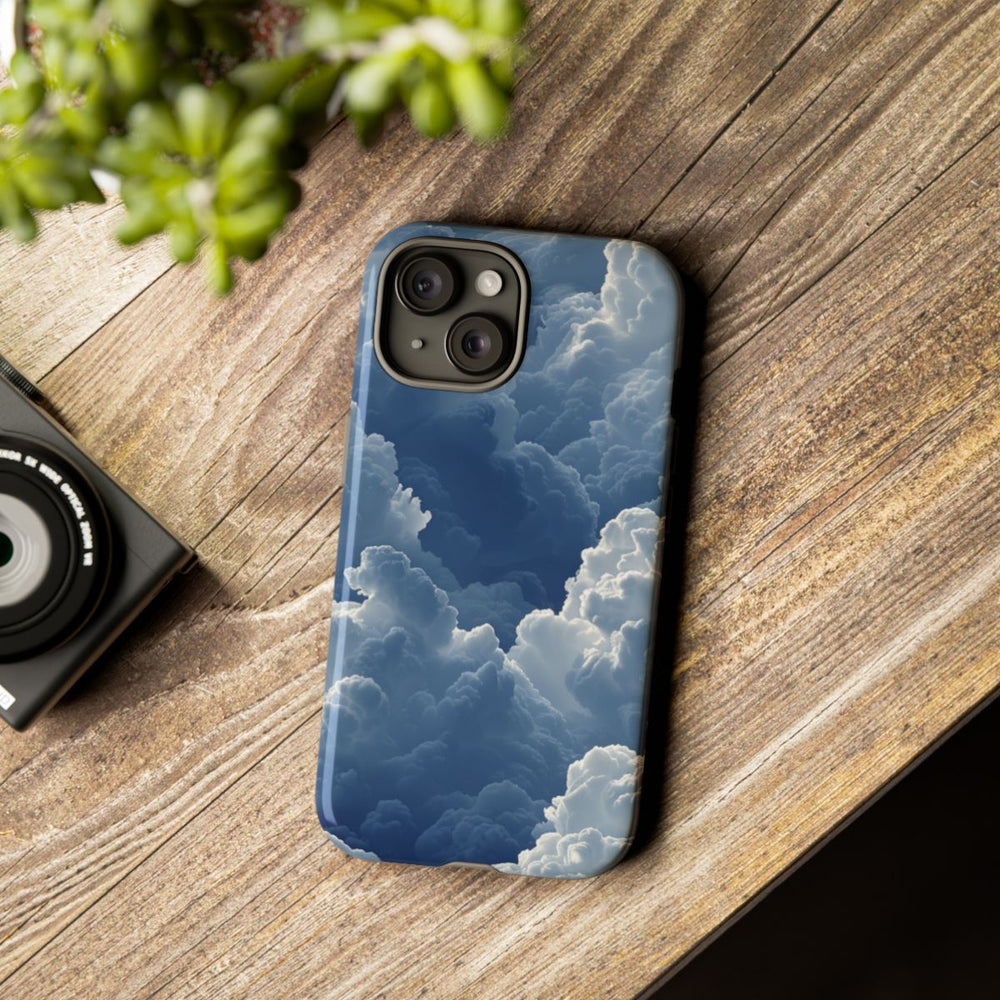 3D Blauw Wolkenpatroon