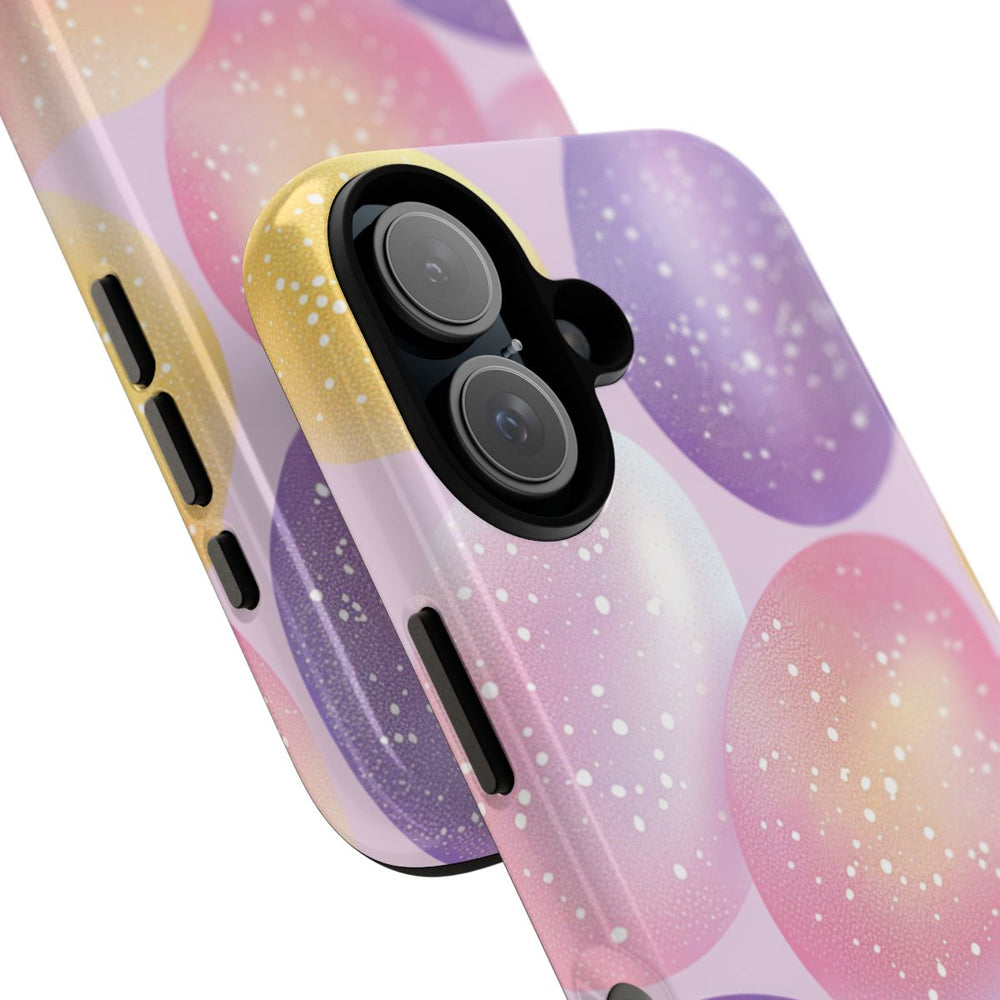Pastelkleurige Glitter Paaseieren Patroon