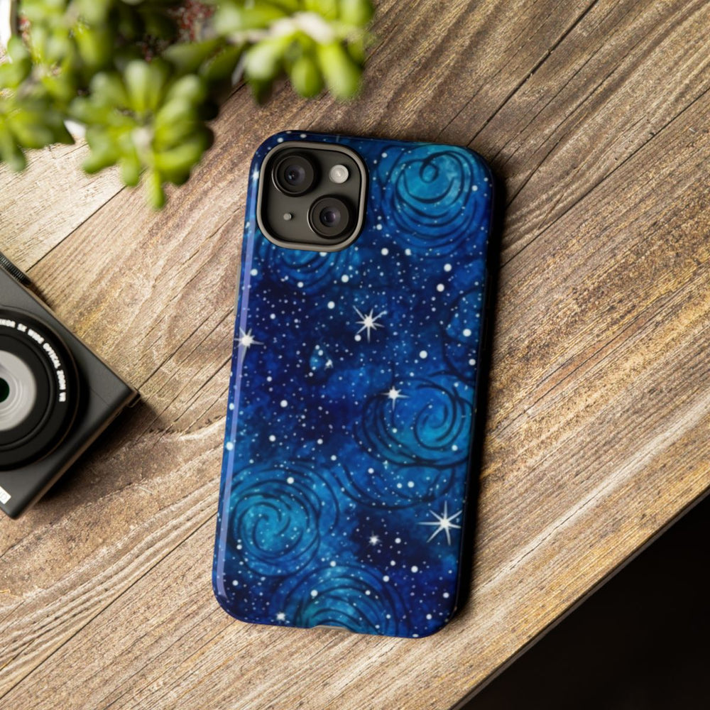 Blauw Sterrenstelsel Patroon