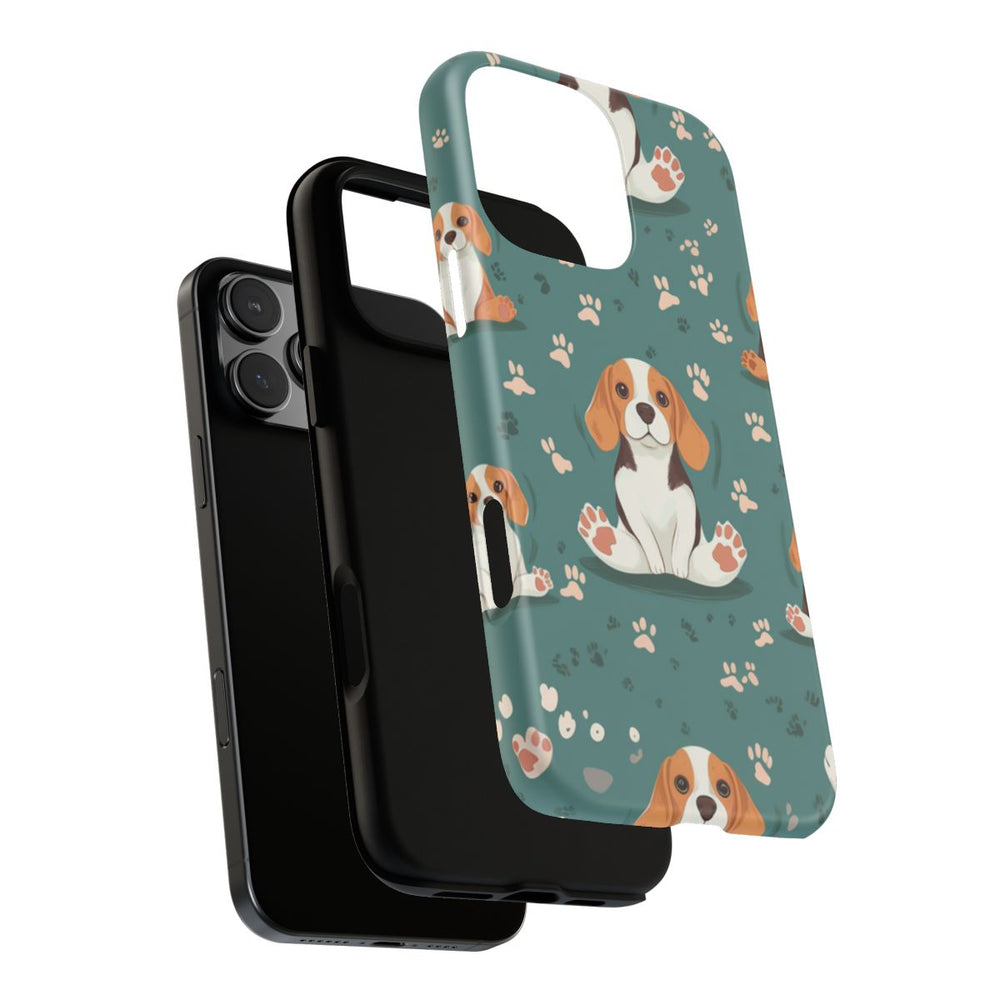 Beagles met Pootafdrukken Patroon