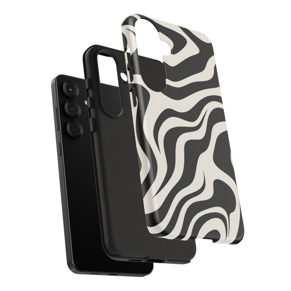 Zwart-Wit Abstract Zebra-Patroon