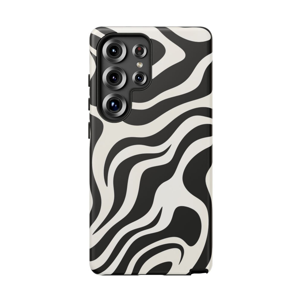 Zwart-Wit Abstract Zebra-Patroon