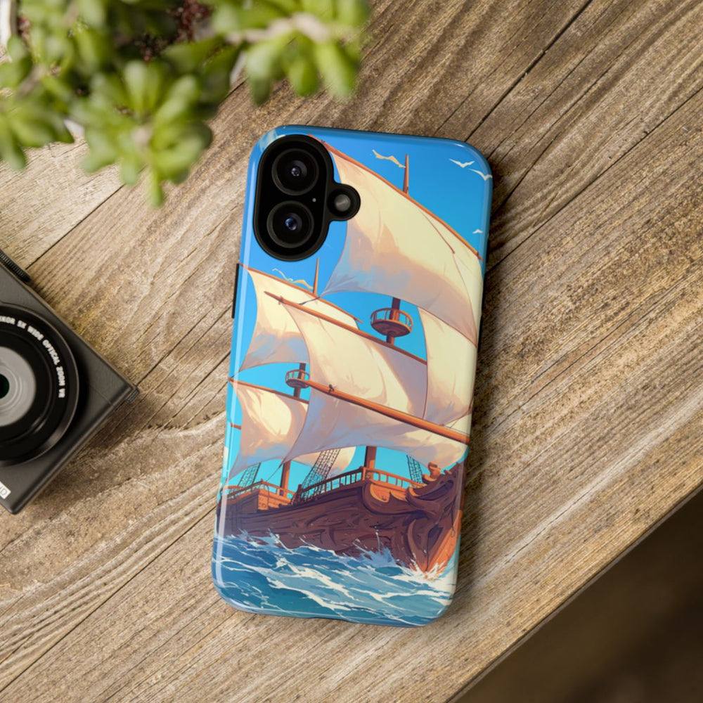 Zeilschip op Blauwe Oceaan