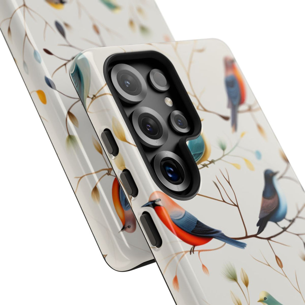 Vrolijke Vogels op Takken Patroon