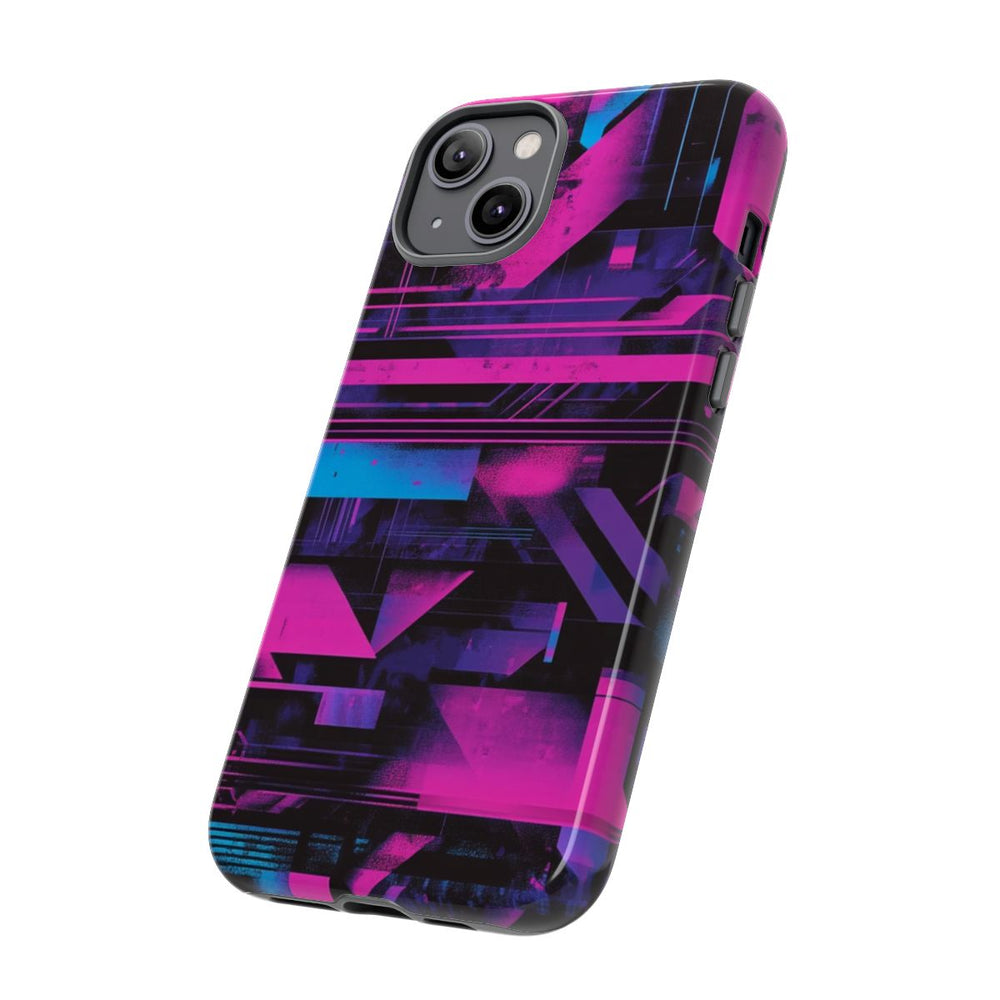 Neon Geometrisch Abstract Patroon