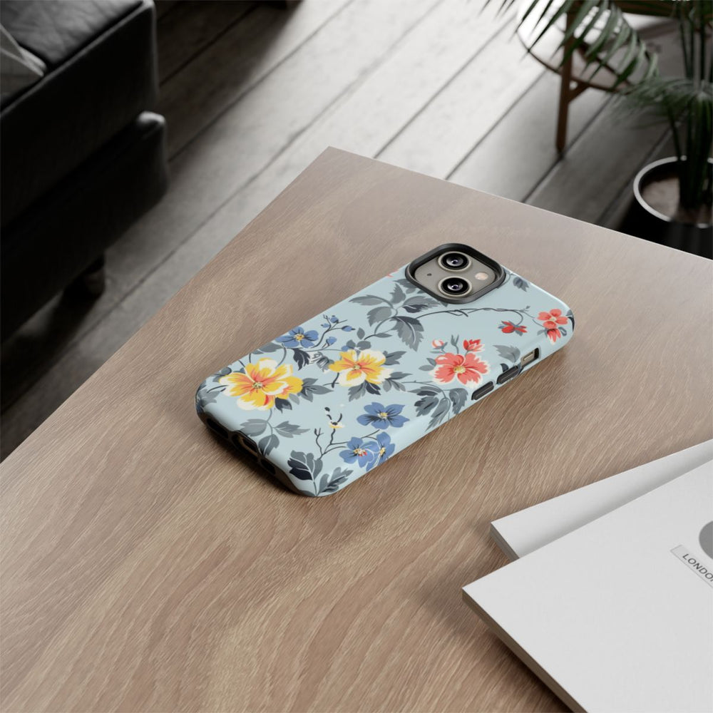 Vintage Bloemenpatroon in Pasteltinten