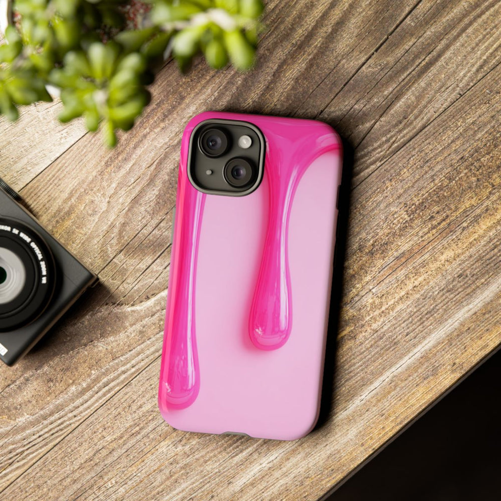 Glanzend Roze Druipend Vloeistofontwerp