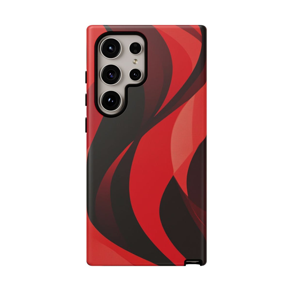Modern Rood Golfpatroon