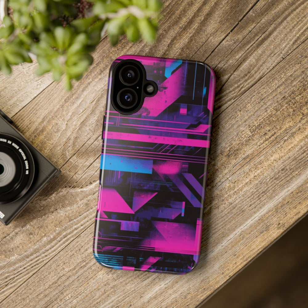 Neon Geometrisch Abstract Patroon