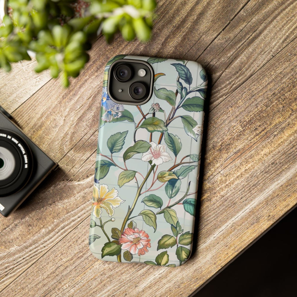 Vintage Bloemenpatroon met Vlinders
