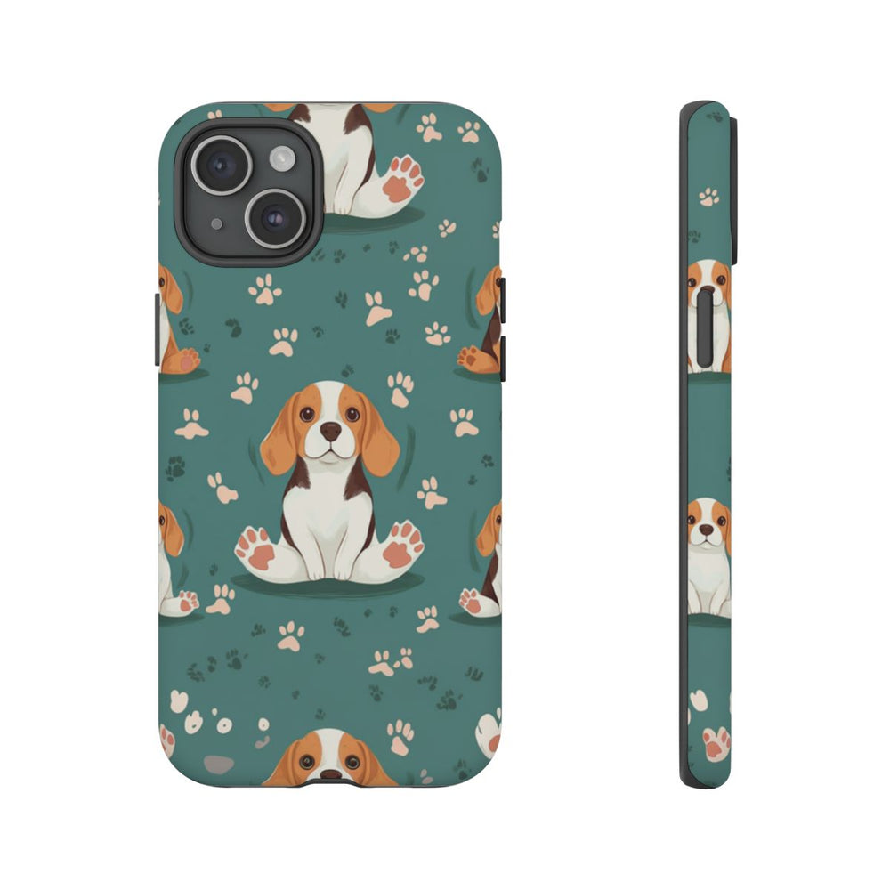 Beagles met Pootafdrukken Patroon