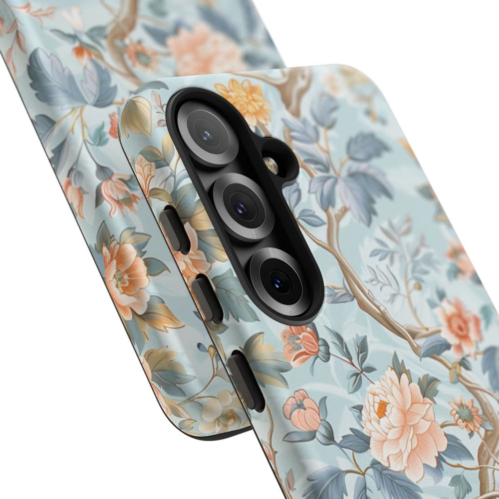 Pastel Chinoiserie Bloemenpatroon
