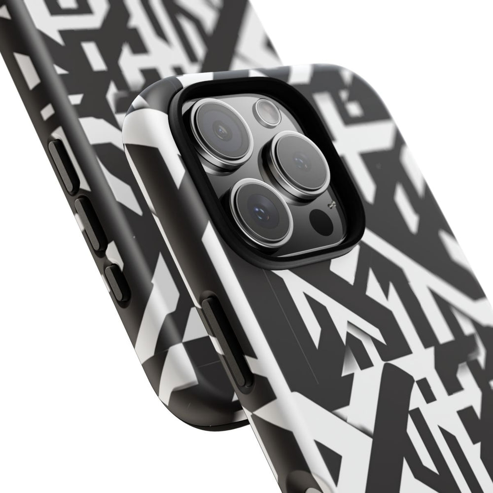 Zwart-Wit Geometrisch Patroon