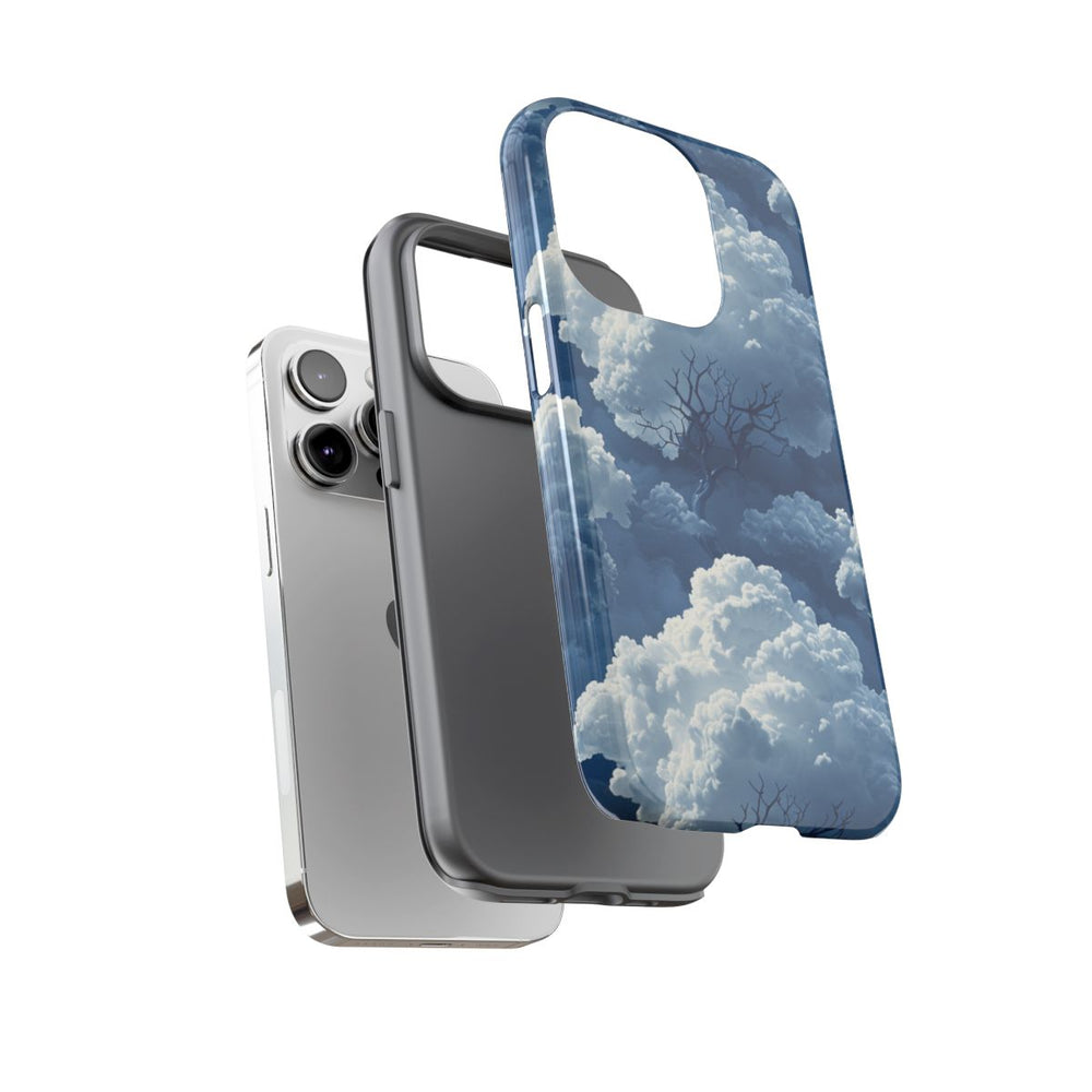 3D Wolken en Boompatroon