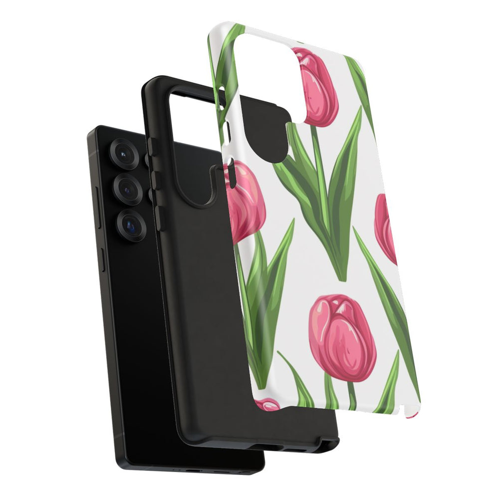 Roze Tulp Bloemenpatroon