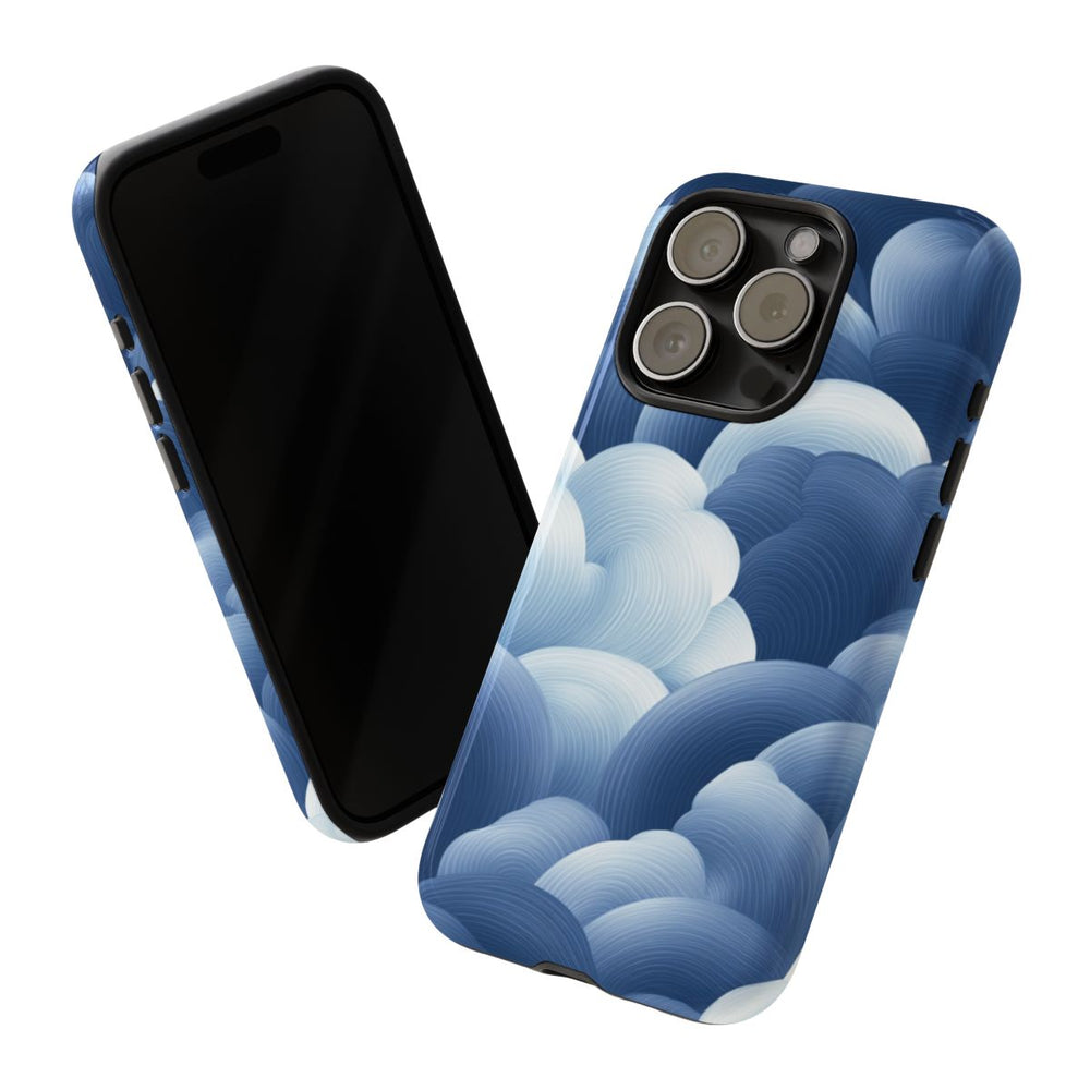 Blauw-Wit Wolkenpatroon